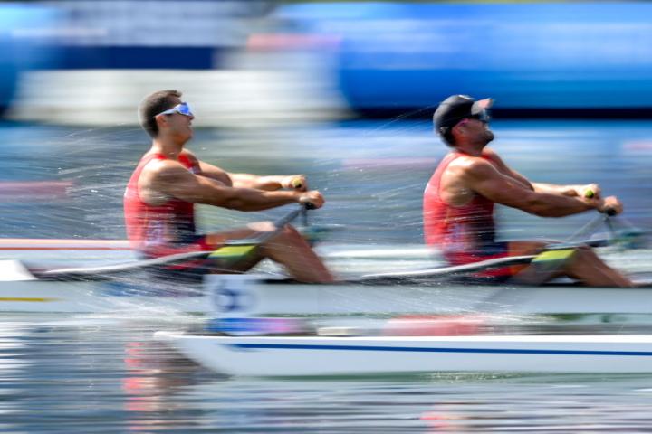Rodrigo Conde y Aleix García, de camino a la final de doble scull