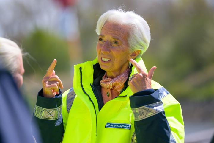 Foto de archivo de la presidenta del BCE, Christine Lagarde.