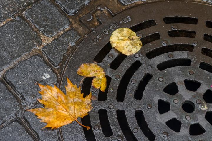 Alcantarilla de la calle