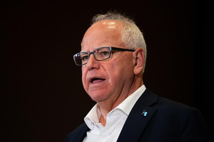 El gobernador de Minessota Tim Walz, en una imagen de archivo.