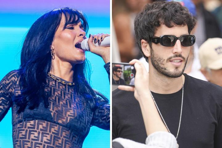 Los cantantes Aitana y Sebastián Yatra.