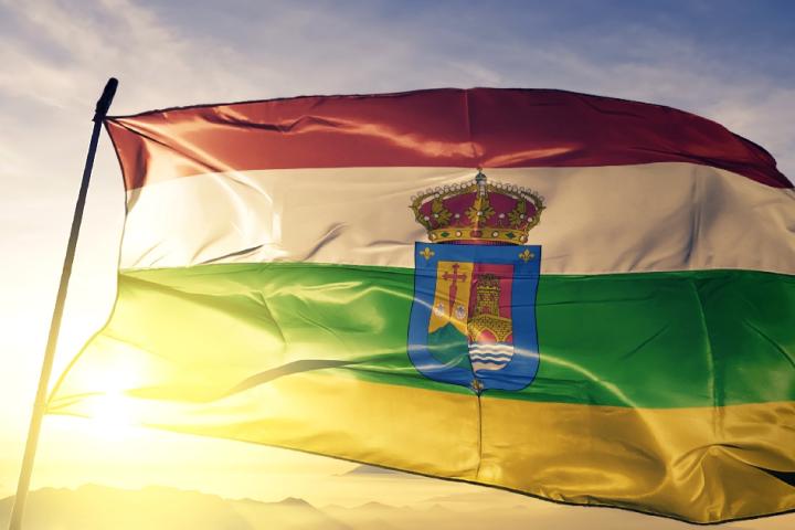 Bandera de La Rioja.