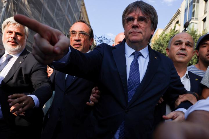 El expresidente de Cataluña, Carles Puigdemont.
