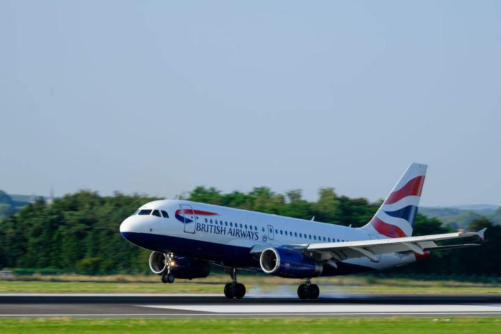 Avión de British Airways
