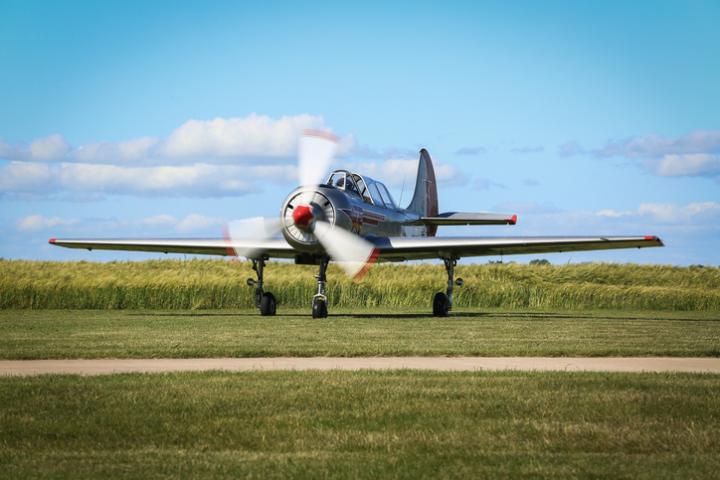 Imagen de archivo de un avión Yak-52.