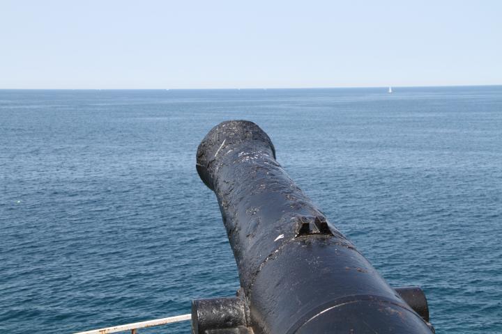 Imagen de archivo de un antiguo cañón.