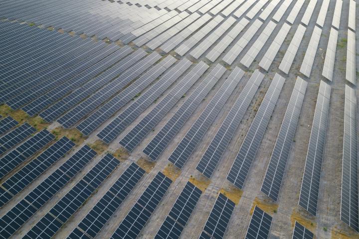 Imagen de archivo de una instalación de energía fotovoltaica.
