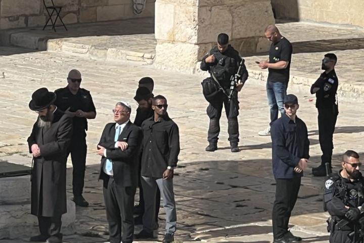 El Ministro de Interior de Israel y político ultranacionalista Ben Gvir.