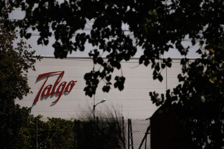 Imagen de archivo de la fachada de las instalaciones de Talgo en Las Matas (Las Rozas, Madrid).
