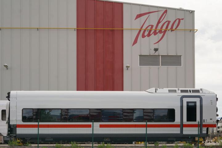 Instalaciones de Talgo en Rivabellosa, Álava (Euskadi), en una imagen de archivo.