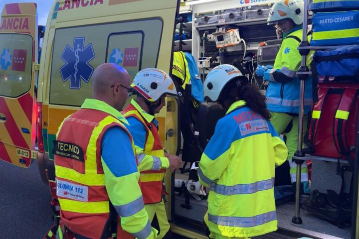 Muere una mujer en Madrid atropellada en extrañas circunstancias en una vía de servicio por un coche que se fuga.