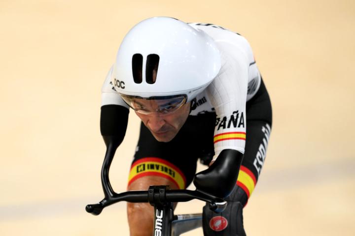Ricardo Ten, en el velódromo en París 2024