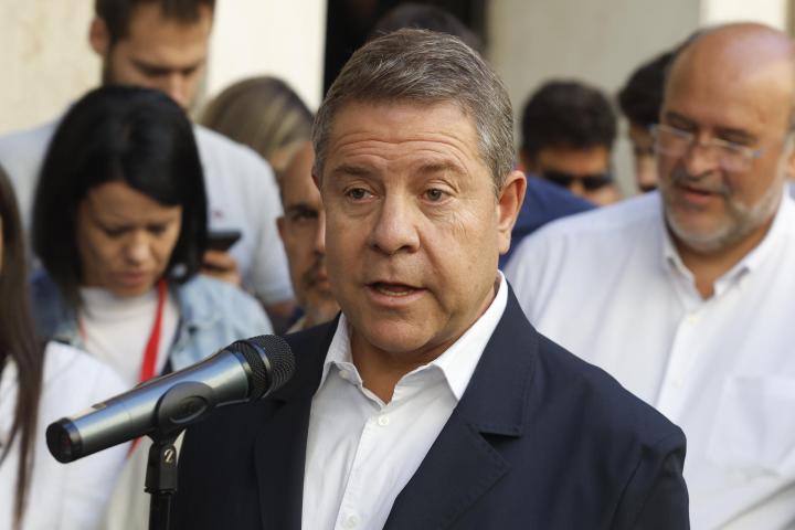 El presidente de Castilla-La Mancha, Emiliano García-Page