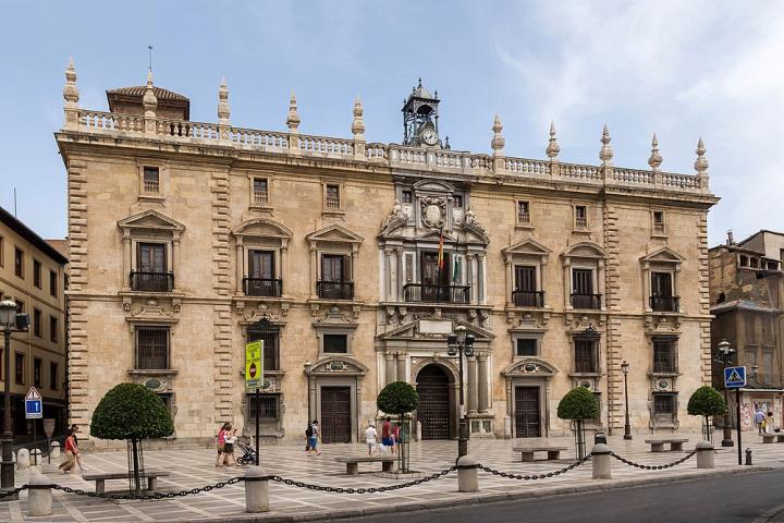 Palacio de la Chancillería en Granada, sede del Tribunal Superior de Justicia de Andalucía.