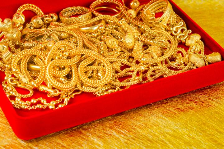 Joyas de oro, en una imagen de archivo