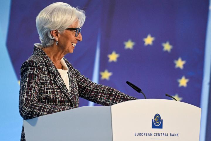 La presidenta del BCE, Christine Lagarde, el pasado 12 de septiembre.