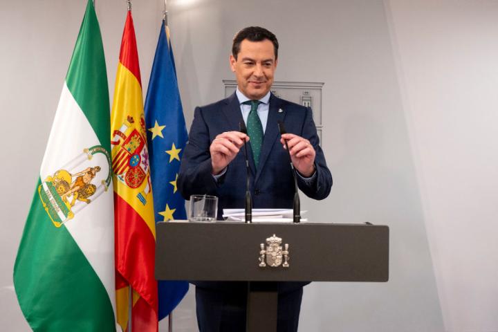 Juanma Moreno, en La Moncloa