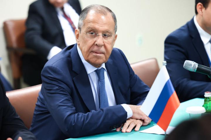El ministor de Exteriores de Rusia, Sergey Lavrov, en la sede al ONU en Nueva York.