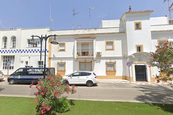 Vista de la vivienda ocupada en Los Barrios