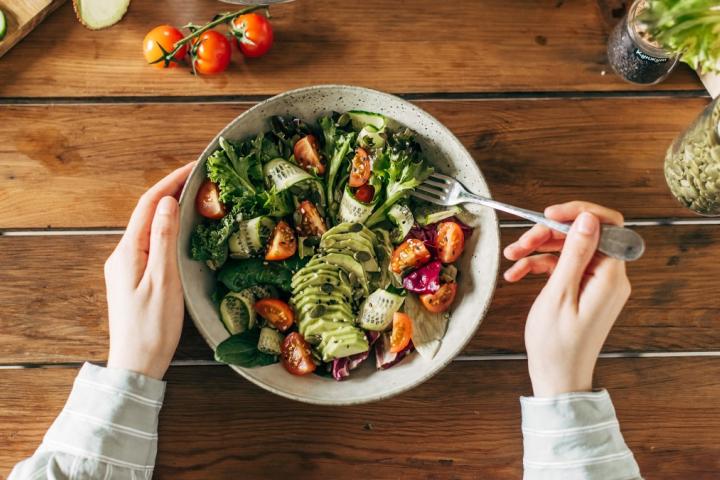 Alimentos con proteína vegetal.