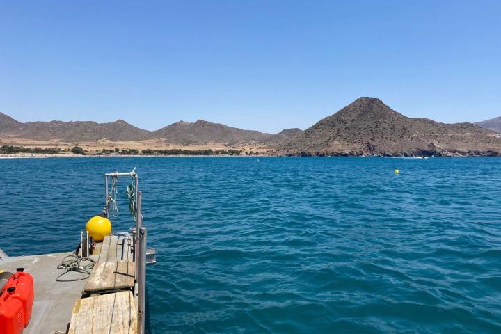 Bahía de los Genoveses, en el Parque Natural de Cabo de Gata-Níjar (Almería)