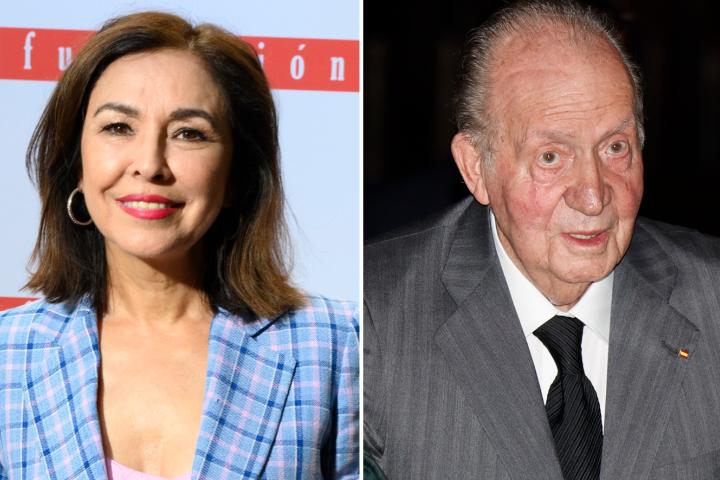 Fotomontaje de Isabel Gemio y Juan Carlos I.