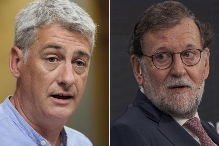 Fotomontaje de Oskar Matute y Mariano Rajoy