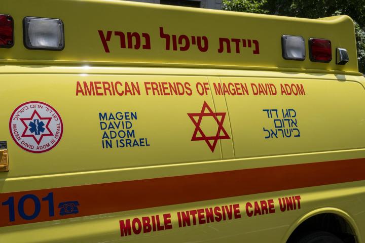 Ambulancia en Israel.