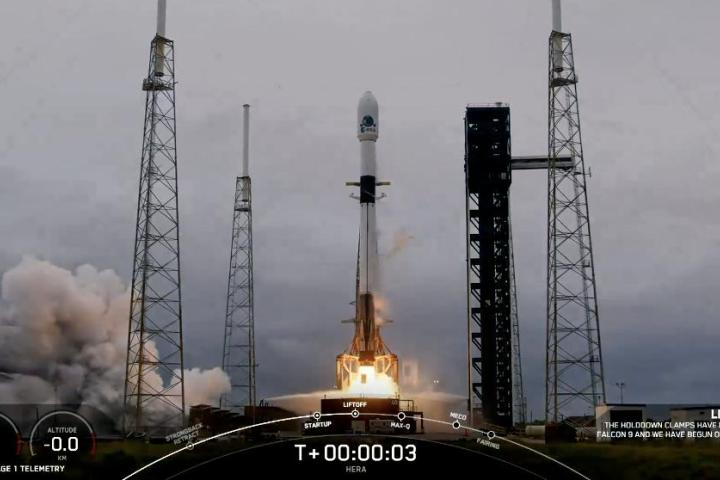 Despegue de Hera este lunes.