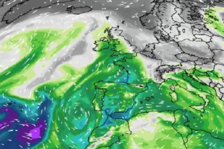 Mapa de Meteored para los próximos días