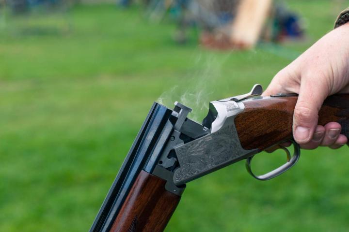 Escopeta recién disparada