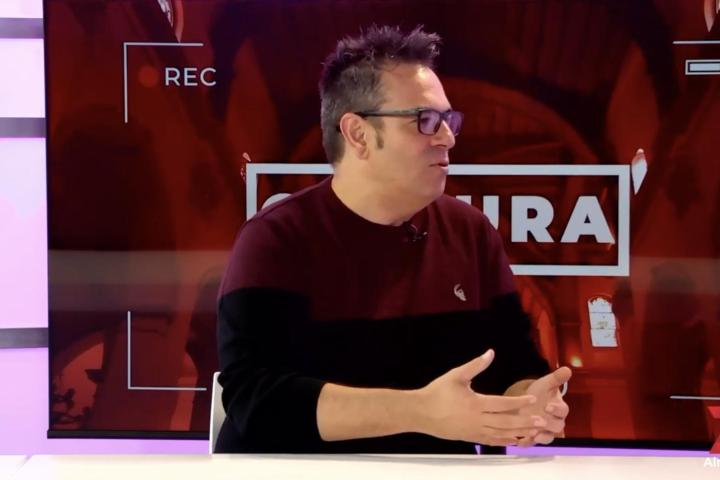 Raúl Quinto, durante una entrevista en 7TV.