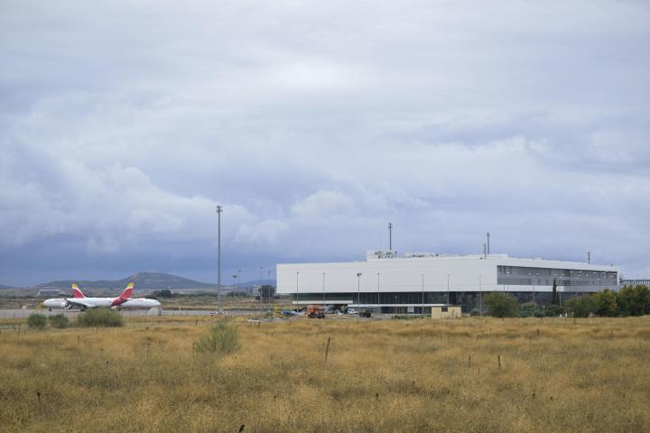 Vista de las instalaciones del aeropuerto de Ciudad Real.