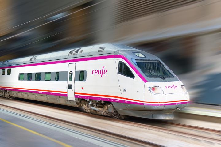 Imagen de un tren de Renfe.