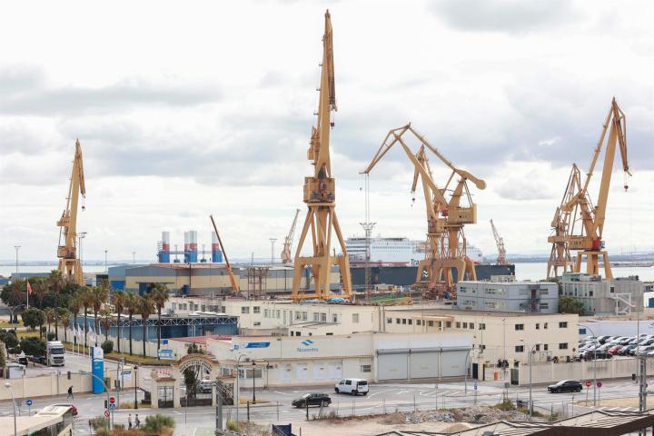 Imágenes de un astillero