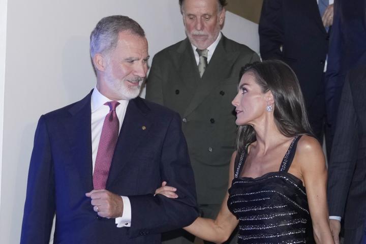 Los reyes Felipe y Letizia, en los Premios Planeta 2024.