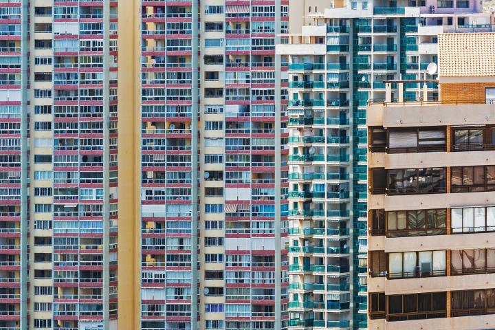 Imagen de archivo de apartamentos en Benidorm (Alicante).
