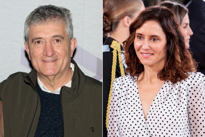 Fotomontaje Guillermo Fesser e Isabel Díaz Ayuso