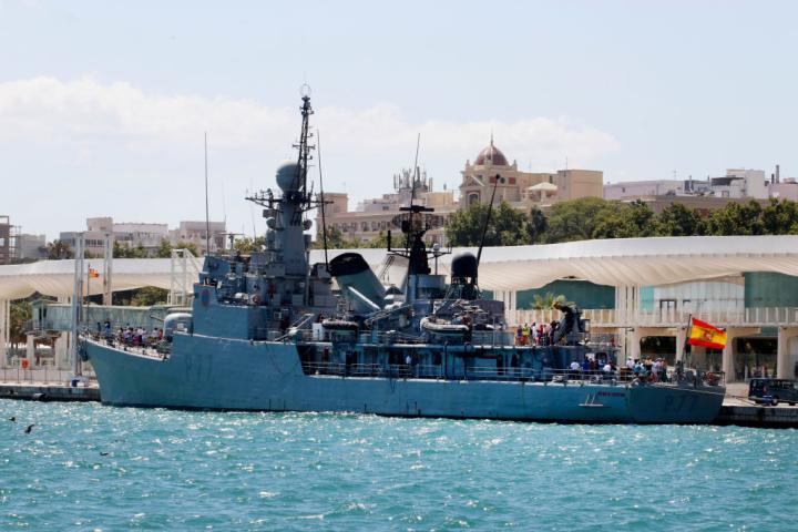 Imagen de archivo de una patrullera de la Armada, la ‘Infanta Cristina’, en Málaga.