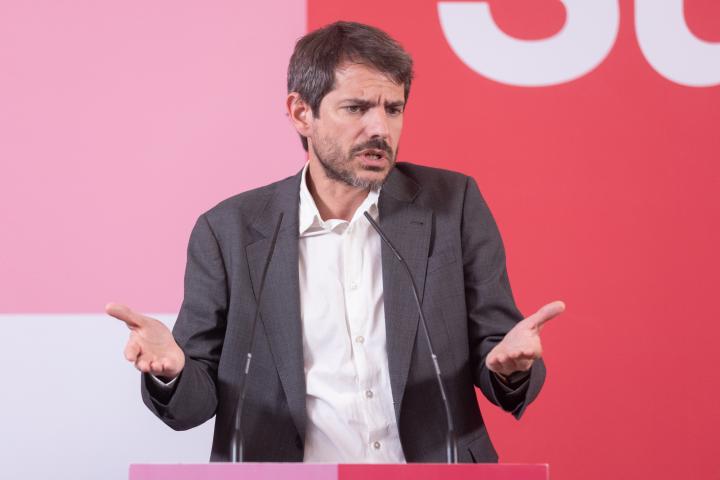 Foto de archivo de Ernest Urtasun en la sede de Sumar.