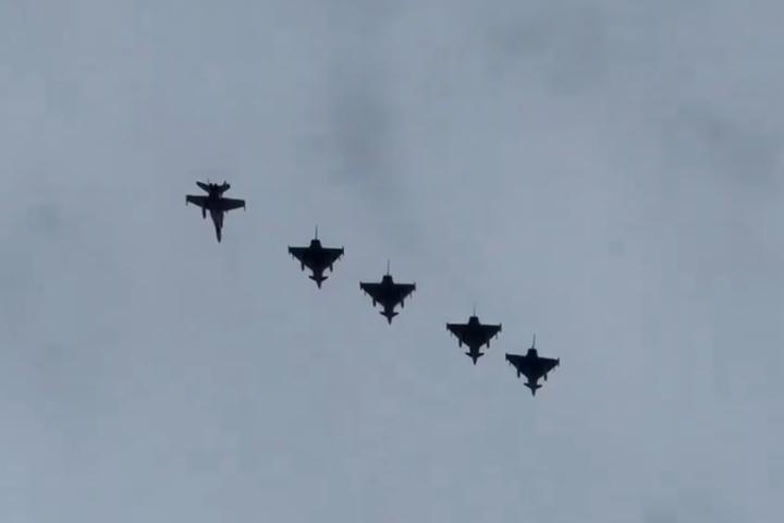 Cazas del Ejército del Aire español.