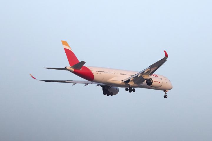 Un avión de Iberia.