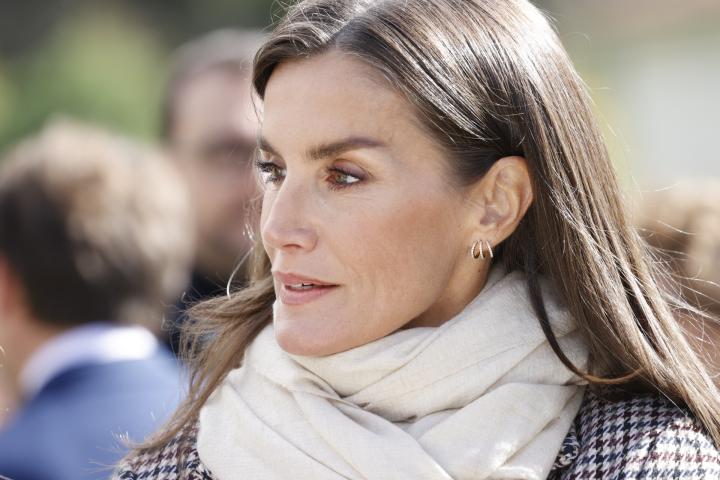 La reina Letizia, en Sotres (Cabrales), el 26 de octubre de 2024.