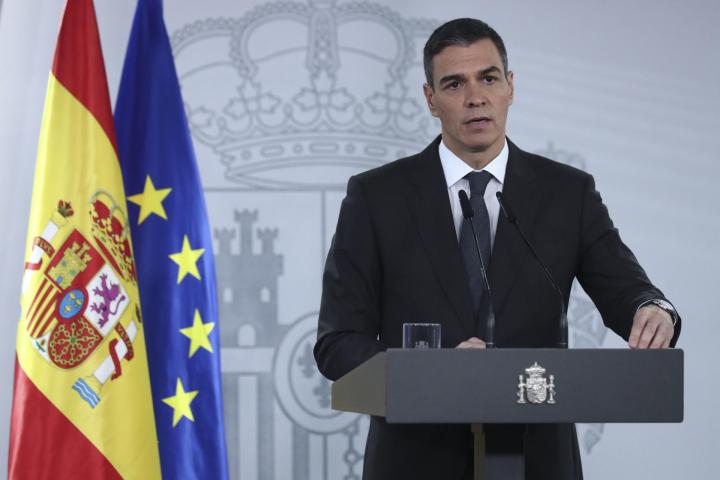 El presidente del Gobierno de España, Pedro Sánchez