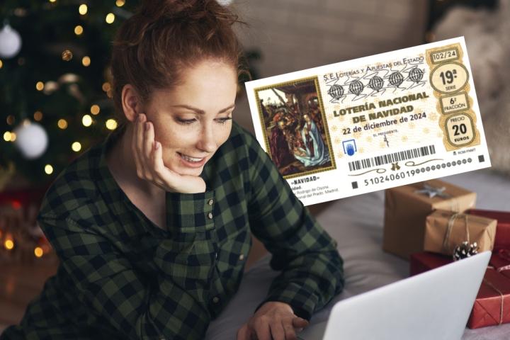 Comprar décimo de la Lotería de Navidad 2024 por internet