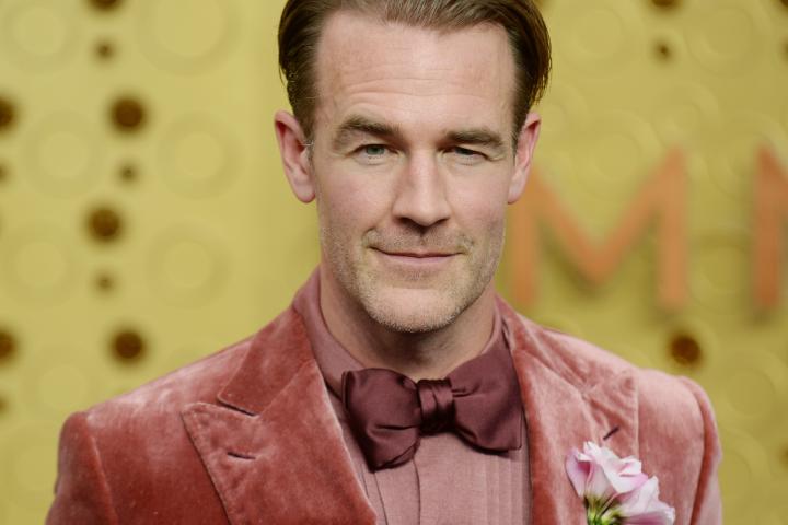 El actor James Van Der Beek, en los Primetime Emmy Awards el 22 de septiembre de 2019.