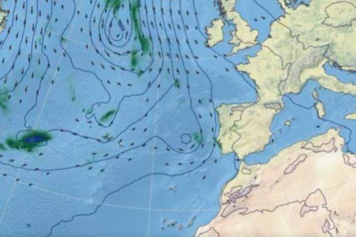 Imagen de AEMET para las próximas horas y fechas