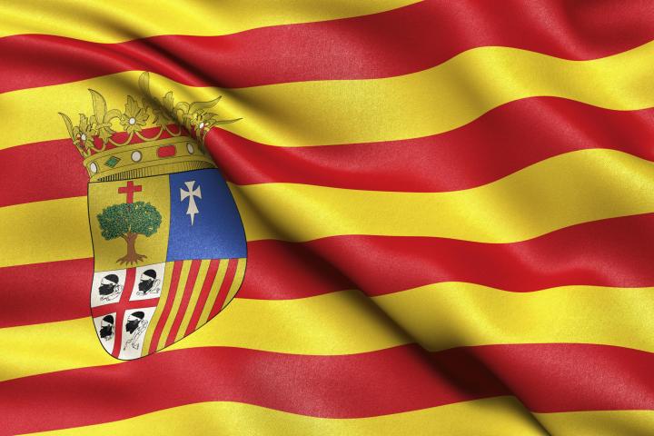 Bandera de Aragón.