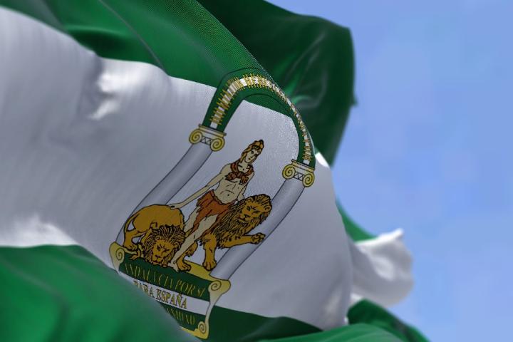 Bandera de Andalucía.
