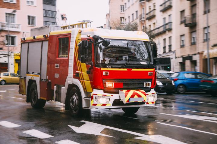 Imagen de archivo de un camión de bomberos.